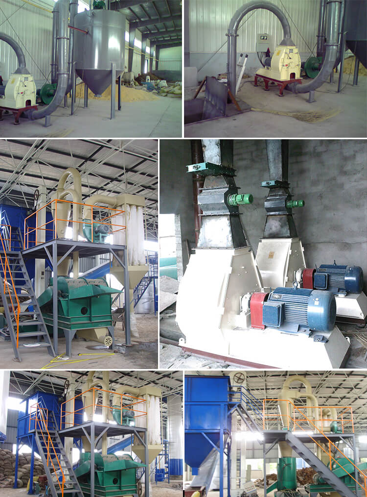 谷物秸稈竹子飼料粉碎裝備線 (1)